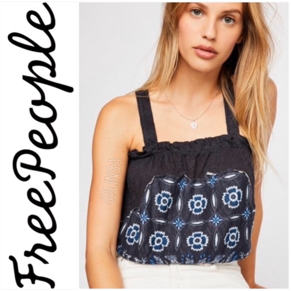 NWT Free People Love Life Bubble Top